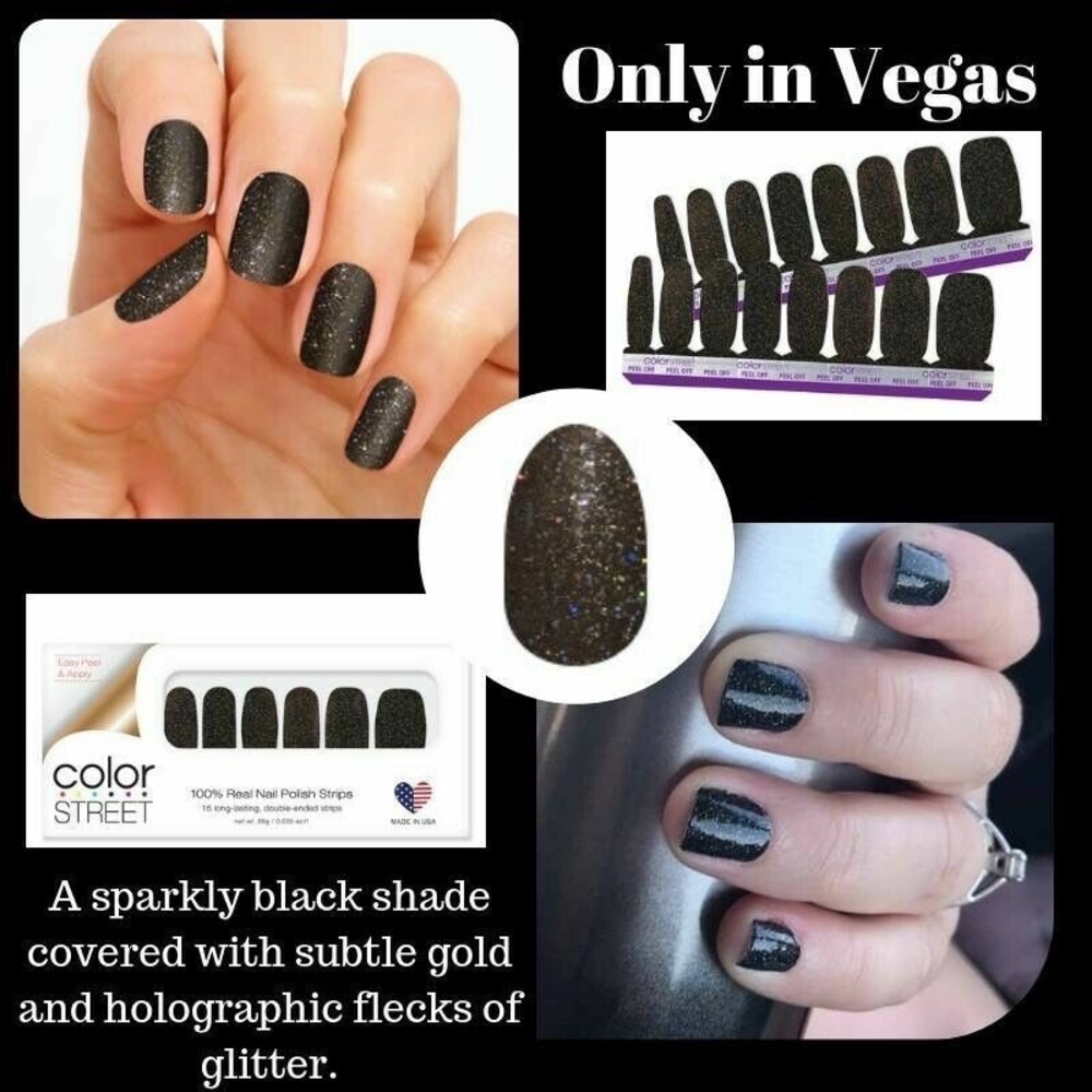 Color Street- Only in Vegas - 100% Real Nail Polish Strips